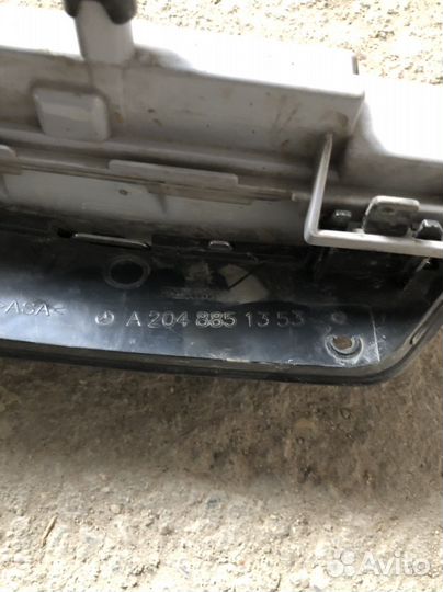 Дхо w204 рестайлинг левый решотка + хром в сборе