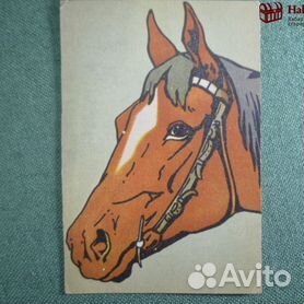 Синий конь - анимационные открытки и картинки