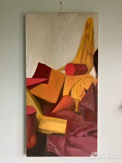 Картина маслом на холсте парный натюрморт «Порядок