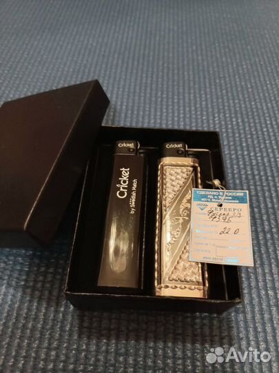 Серебряная зажигалка Кубачи (футляр)