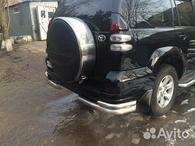 Обвес из нержавейки toyota land cruiser prado 120