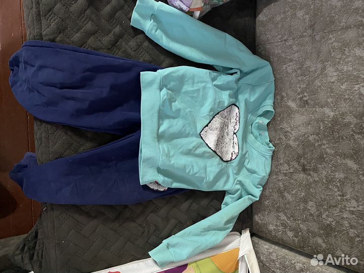 Одежда пакетом на девочку 122 128