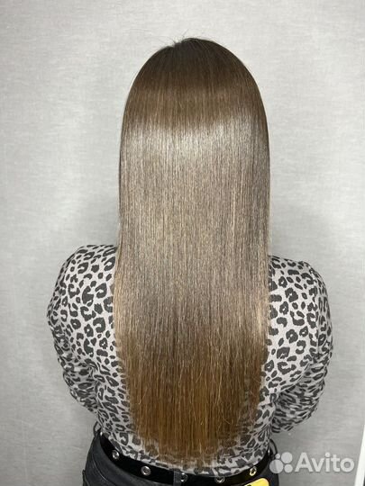 Кератиновое выпрямление волос