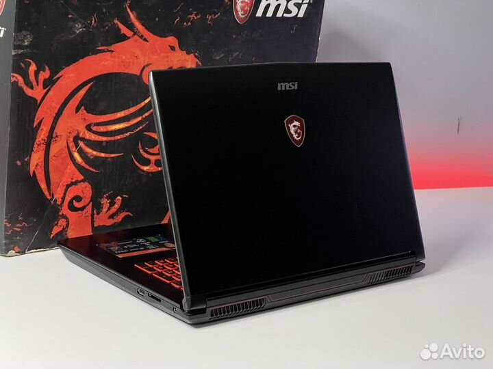 Игровой MSI 17.3”IPS Core i7 GTX1050 16g озу