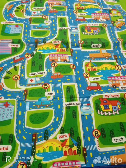 Складной детский коврик 160 на 180