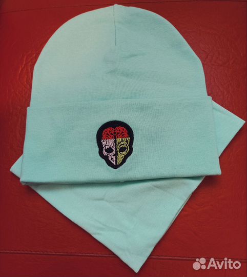 Шапка+снуд для мальчика новые