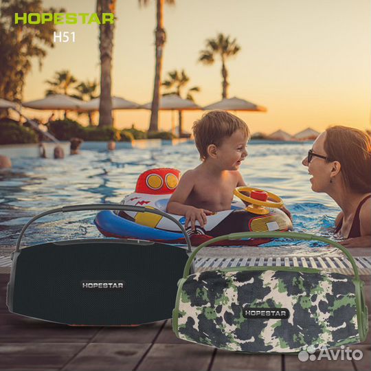 Портативная колонка hopestar H51 55W black