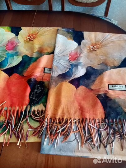 Кашемировый палантин