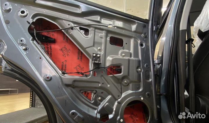 Комплект шумоизоляции на двери Premium