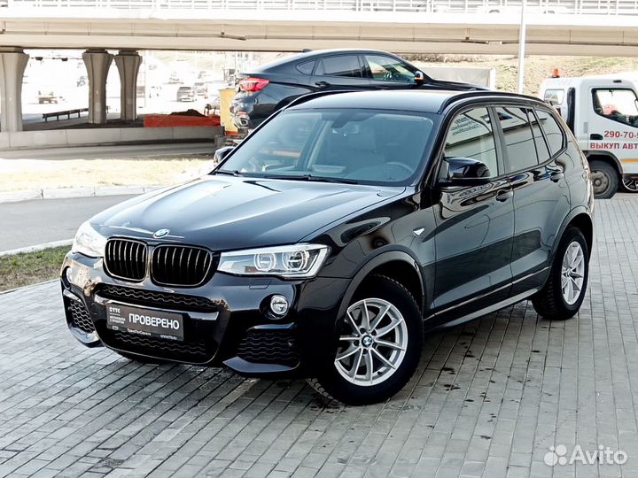 BMW X3 2.0 AT, 2016, 118 990 км