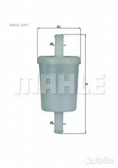 Mahle KL260OF Фильтр топливный отопителя