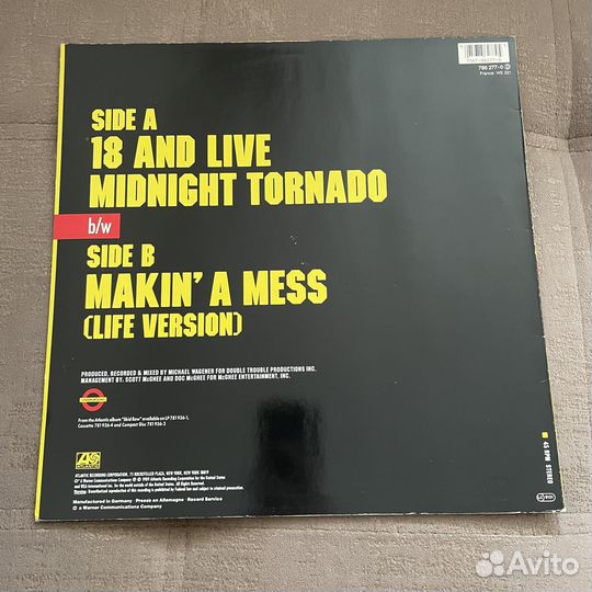 Skid Row - 18 and Life Germany 45 rpm