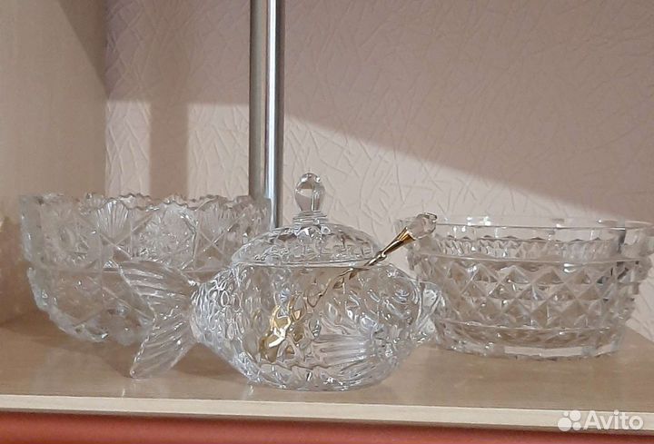 Вазачки хрустальные