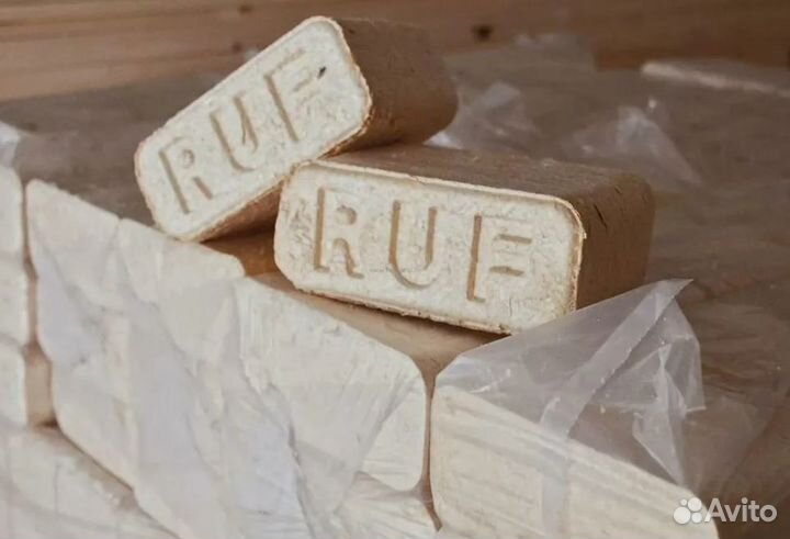 Топливные брикеты RUF березовая пыль