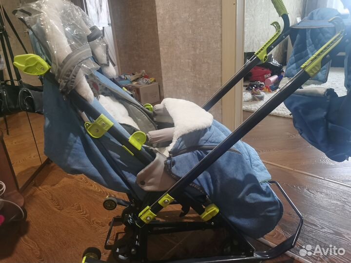 Санки коляска nika kids