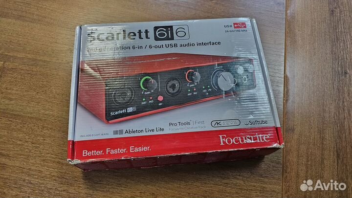 Звуковая карта Focusrite Scarlett 6i6 2nd Gen