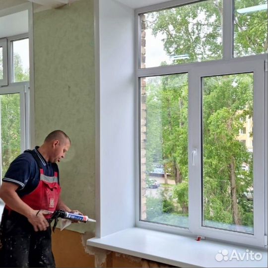 Ремонт пластиковых окон - устранение продувания