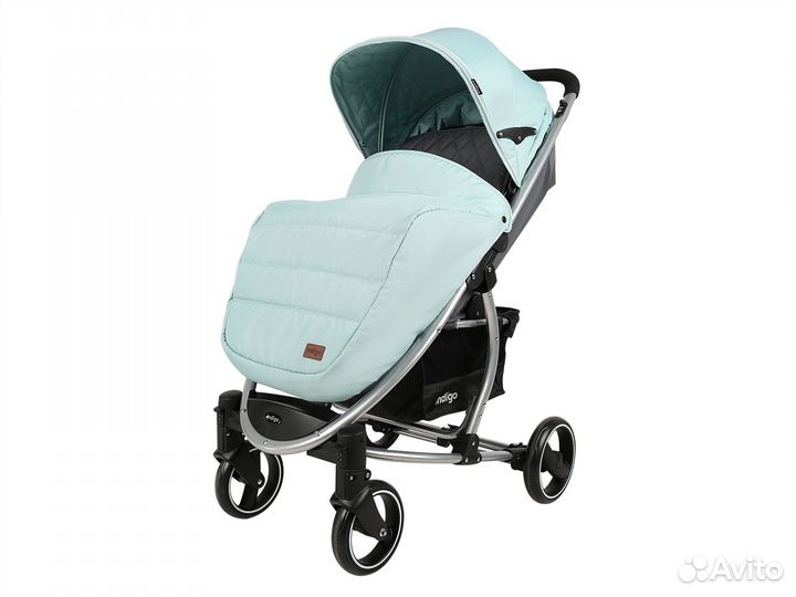 Детская Прогулочная Коляска Indigo, серый, Новая