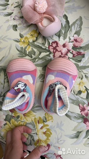 Детская носки прорезиняные для девочек