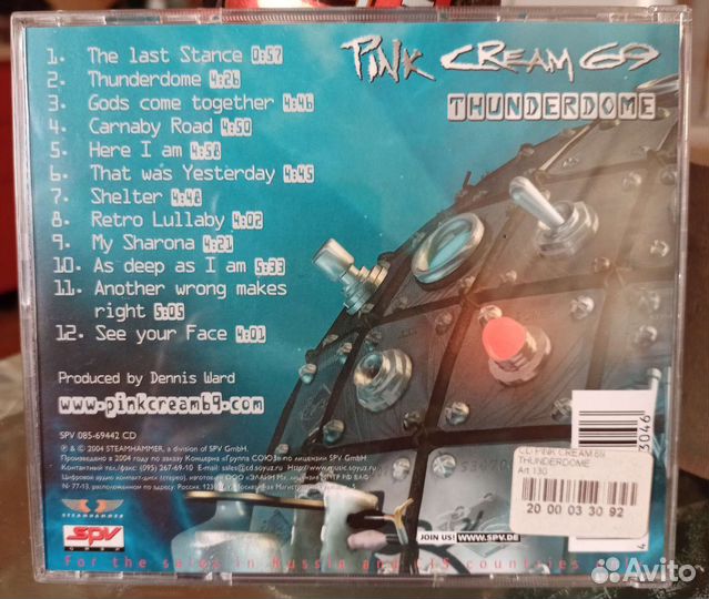 Компакт диск CD Pink Cream'69