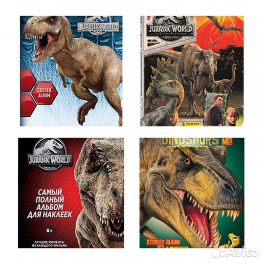 Panini наклейки мир юрского периода