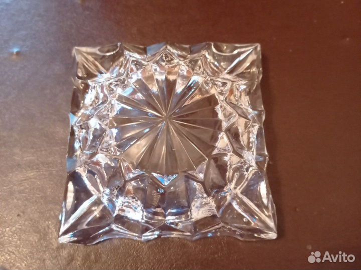 Пепельница хрусталь