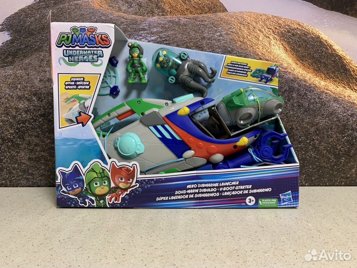 Новый набор PJ masks Большая субмарина героев