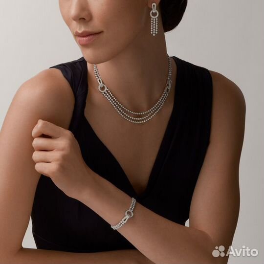 Юв. изделие Cartier Agrafe necklace N7424414 + подарок 1 год гарантии