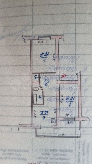 2-к. квартира, 59,9 м², 2/5 эт.