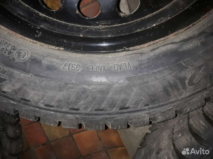 Колеса зимние шипованные 185/65 R15 на киа