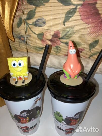Стаканы Спанч Боб и Патрик