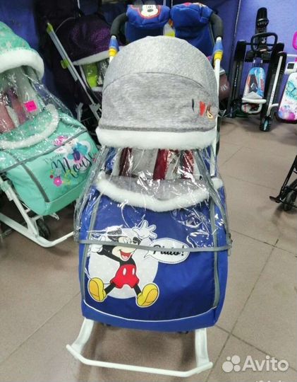 Коляска санки