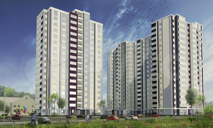 3-к. квартира, 85,2 м², 1/17 эт.