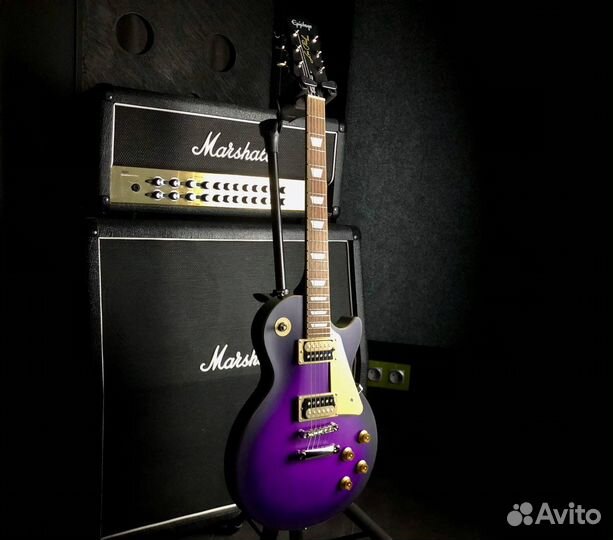 Epiphone LES paul classic worn purple