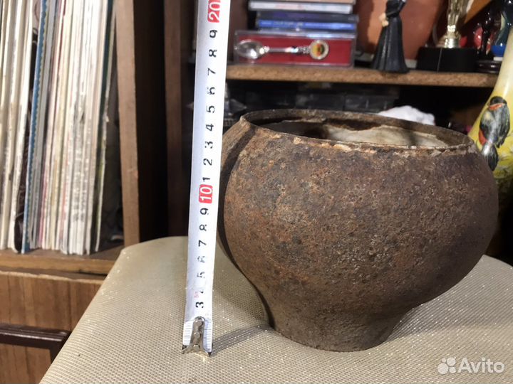 Чугунный чугунок тяжелый СССР