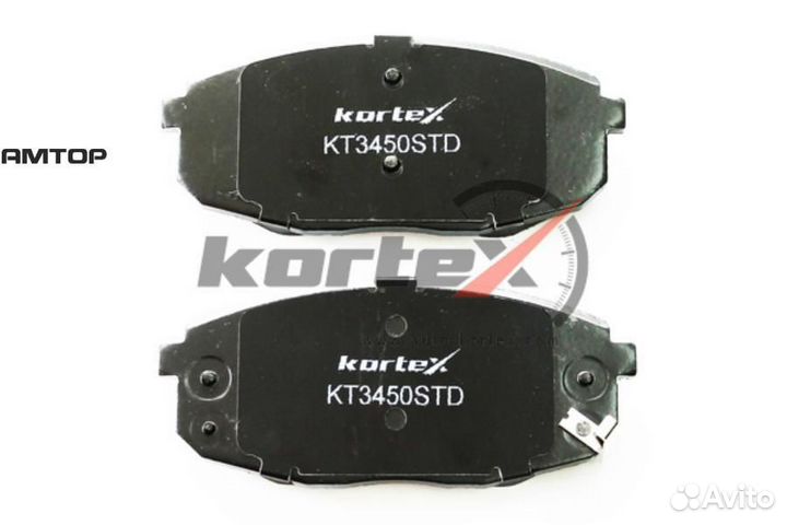 Kortex KT3450STD Колодки тормозные дисковые Kortex