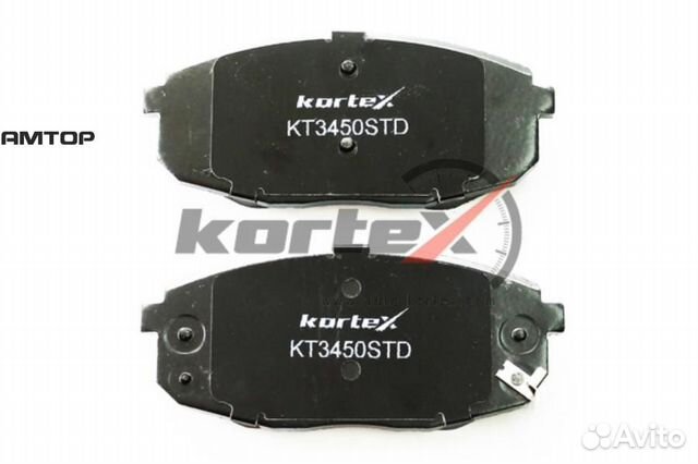 Kortex KT3450STD Колодки тормозные дисковые Kortex