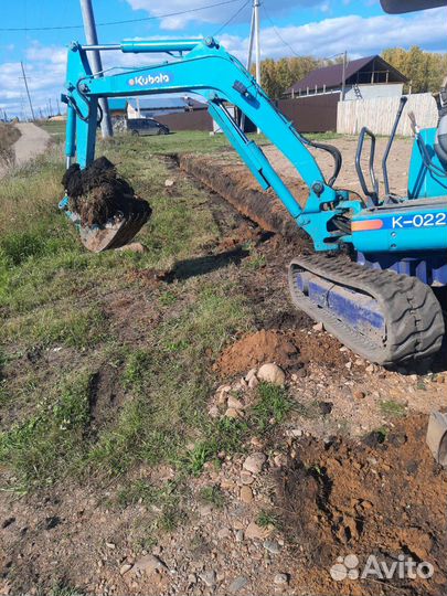 Услуги мини экскаватора