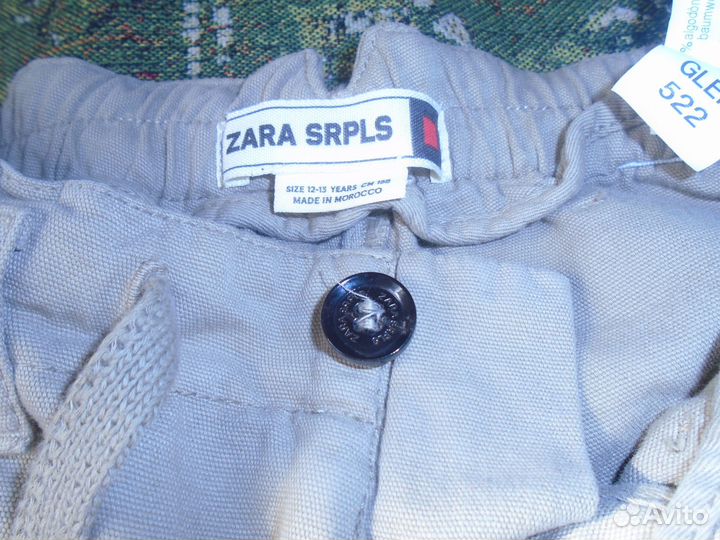 Брюки на мальчика, хлопок,160, зара