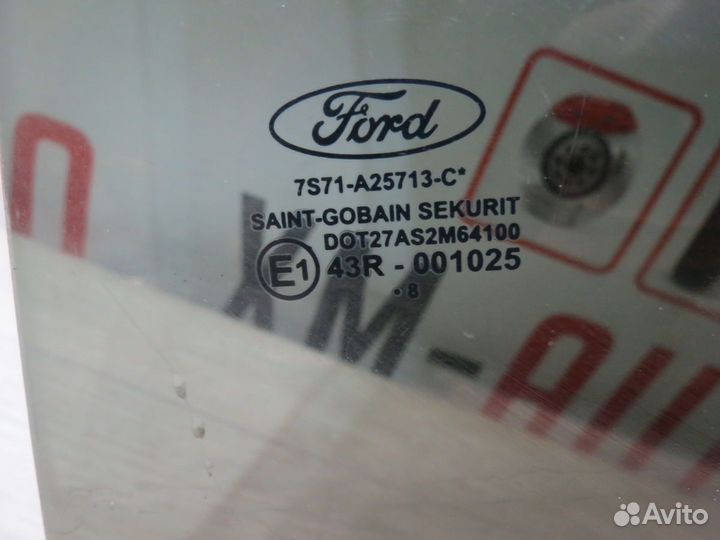 Стекло двери заднее левое Ford Mondeo 4