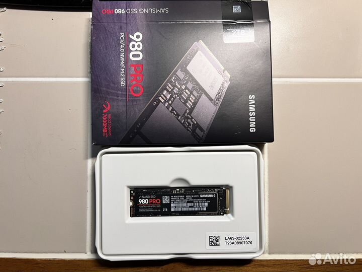 SSD M.2 Samsung 980 pro 2tb Гарантия 5 лет