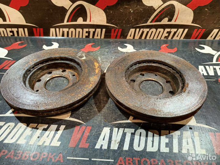 Тормозные диски переднее Chevrolet Aveo T250 седан