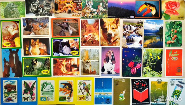 Карманные календарики СССР и не только