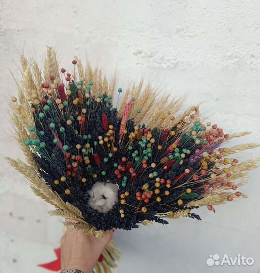 Букеты сухоцветы лаванда на заказ