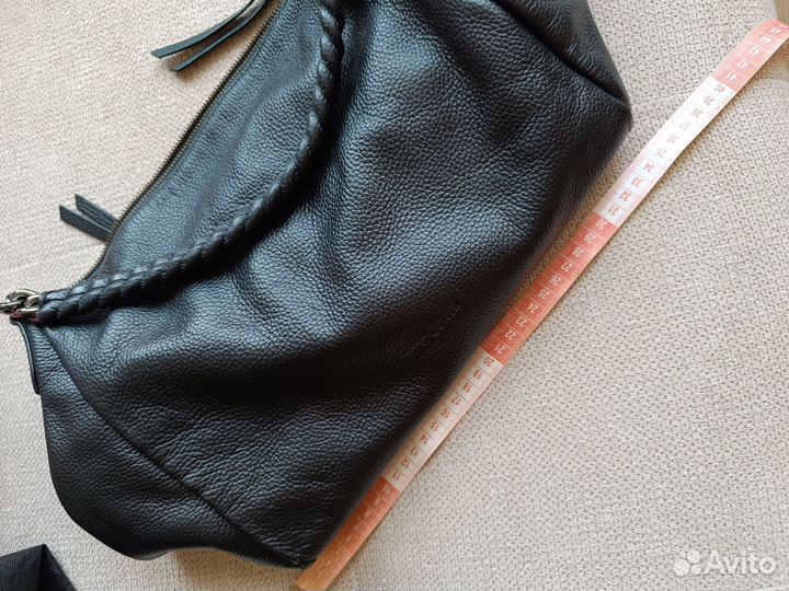 Сумка женская натуральная кожа черная