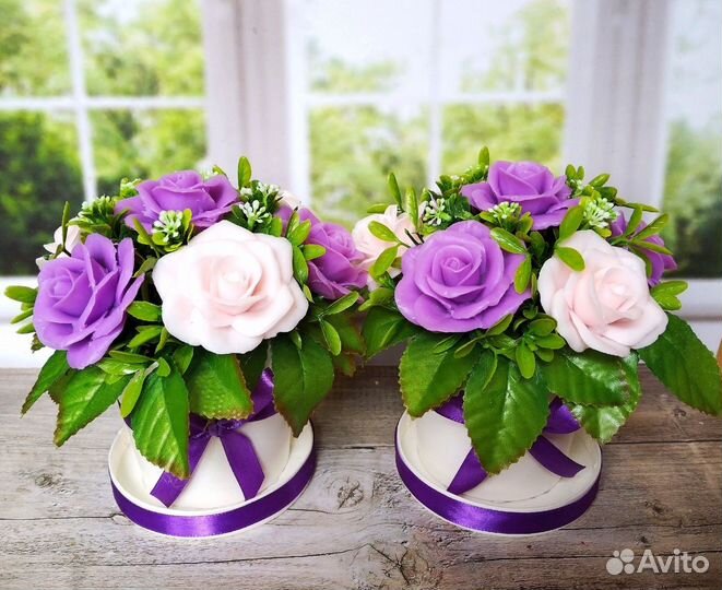 Букет из мыла ручной работы