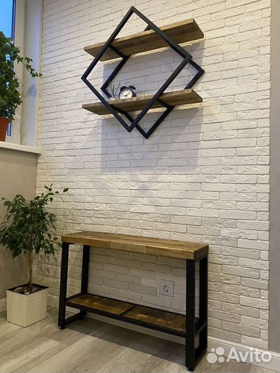 Полка напольная (банкетка) Лофт