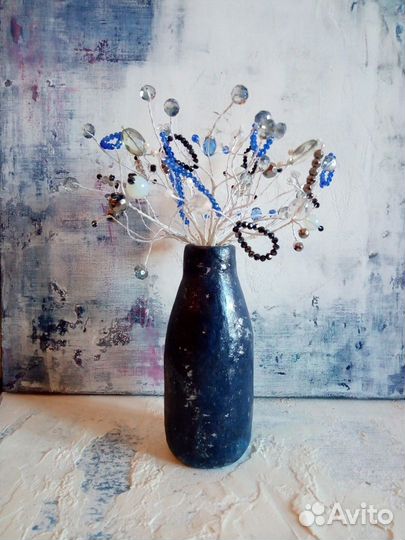 Букет из бусин