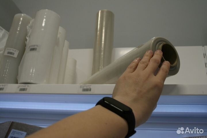 Стрейч пленка черная, прозрачная, любая ручная