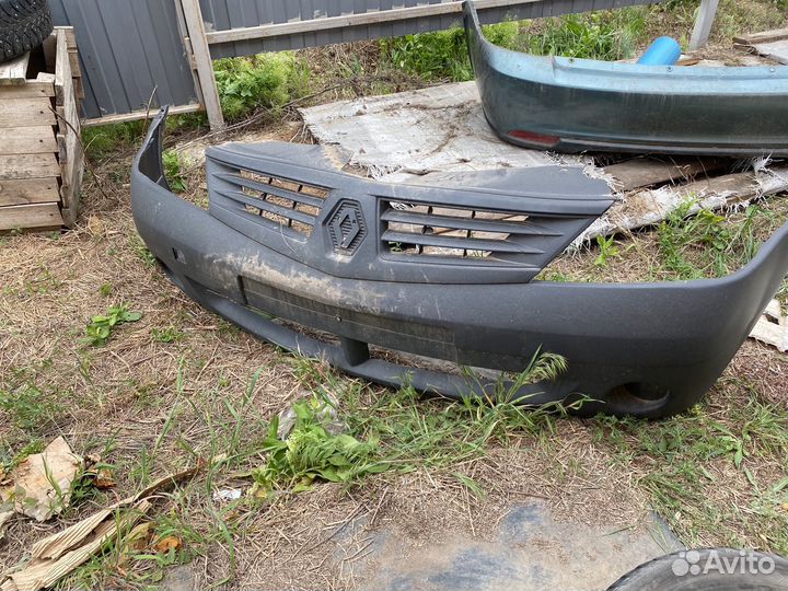 Бампер передний новый рено лога 1